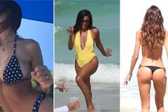 Monokiny, zářivé barvy i puntíky. V čem se letos koupat? Inspirujte se u celebrit