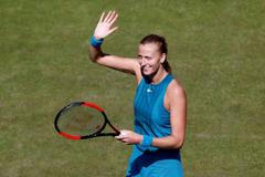 Petra Kvitová na trunaji v Birminghamu