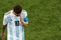 Lionel Messi v zápase Argentina - Chorvatsko na MS 2018