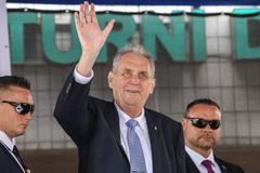 Prezident Miloš Zeman na návštěvě Ústeckého kraje, 19.6.2018