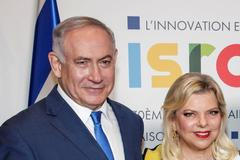 Benjamin Netanjahu a jeho žena Sara Netanjahuová.