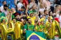 fotbal, MS 2018, fanoušci Brazílie