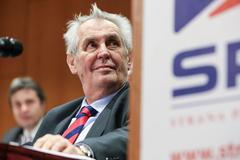 Volební sjezd SPO Zemanovci - Miloš Zeman, Martin Nejedlý, Vratislav Mynář - 28.3.2018