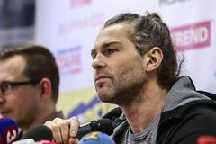 Jaromír Jágr, první den v Kladně po návratu z Calgary.