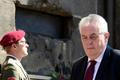 Miloš Zeman pieta za parašutisty v Resslově ulici 2014