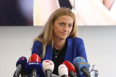Petra Kvitová po vítězství v Madridu 2018