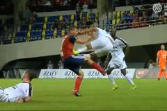 Šílený zákrok Bryana Melliseho v utkání Videoton vs. Dudelange