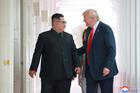 Kim Čong-un a Donald Trump