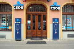 ilustrační fotografie, banka, ČSOB, bankomat, 2017