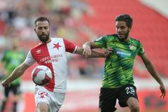 HET liga: Slavia - Plzeň, Josef Hušbauer, Aleš Čermák