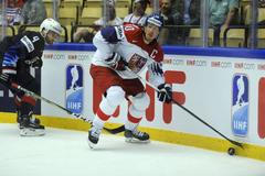 MS 2018, USA-Česko: Roman Červenka a Will Butcher