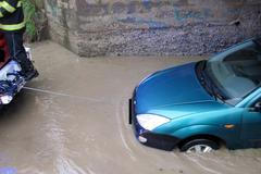 Záplavy - povodeň - Vsetínsko