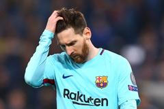 fotbal, Liga mistrů 2017/2018, AS Řím - FC Barcelona, Lionel Messi