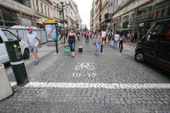 Zákaz a omezení cyklistů na Praze 1