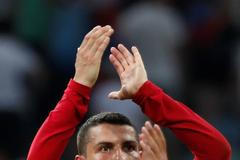 Cristiano Ronaldo po zápase Portugalsko - Španělsko na MS 2018