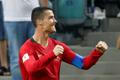 Cristiano Ronaldo slaví svůj na 2:1 v zápase Portugalsko - Španělsko na MS 2018