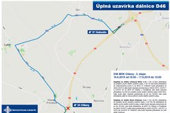 Dálnice D46 Objížďka