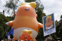 Edinburgh-protest proti Donaldu Trumpovi