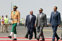 Isajas Afewerki i jeho hostitel Abiy Ahmed