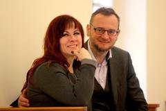 Rittig, Nečasová, Jindra a Michal u soudu