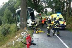Olomoucko nehoda autobusu