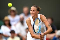 Karolína Plíšková v osmifinále Wimbledonu 2018