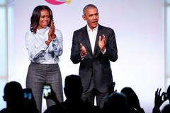 Michelle a Barack Obamovi.