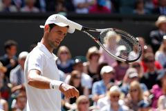Novak Djokovič ve čtvrtfinále Wimbledonu 2018