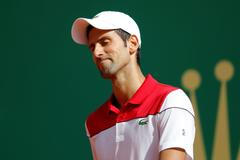 Novak Djokovič na turnaji v Monte Carlu