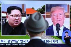 Kim Čong-un a Donald Trump