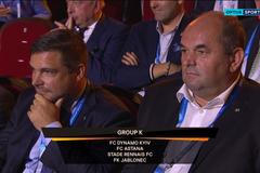 Karel Březina a Miroslav Pelta na losování EL