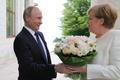 Angela Merekelová navštívila v Soči Vladimira Putina