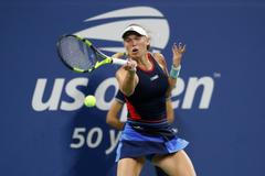 Caroline Wozniacká ve 2. kole US open 2018