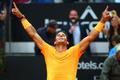 Rafael Nadal slaví titul v Římě 2018