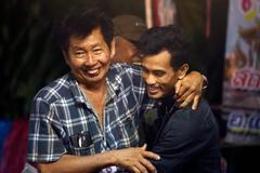 Rodina jednoho ze zachráněných thajských chlapců.