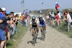 Zdeněk Štybar a Peter Sagan na Paříž - Roubaix 2017