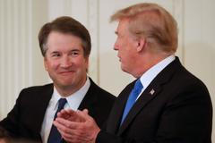 Brett Kavanaugh a Donald Trump