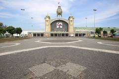 Adriana Krnáčová na prohlídce pražského Výstaviště