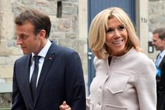 Emmanuel Macron a Brigitte Macronová.