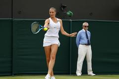 Karolína Plíšková v osmifinále Wimbledonu 2018