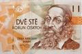 bankovka 200 korun dvousetkoruna Komenský
