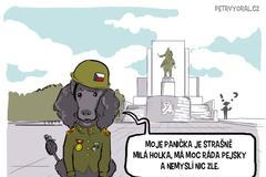 Šlechtová pes Rambohafík kresba