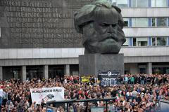 Protesty v německém Chemnitzu