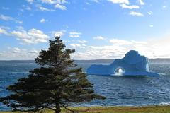 Ledovec u Kanady, červen 2018