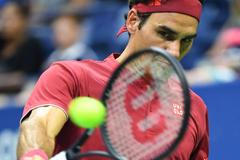 Roger Federer v prvním kole US Open 2018