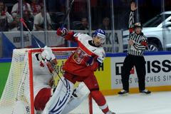 MS 2018, Česko-Rusko: Tomáš Plekanec - Vasilij Košečkin