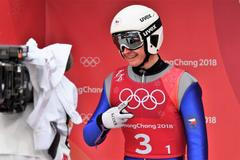 Ondřej Pažout v závodě sdruženém na ZOH 2018