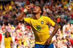 Neymar v přípravě před MS 2018