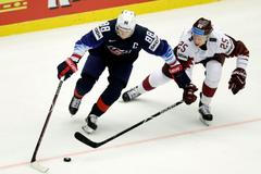 MS 2018, USA-Lotyšsko: Patrick Kane - Andris Džerinš