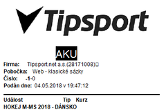 Tipsport - Tikety